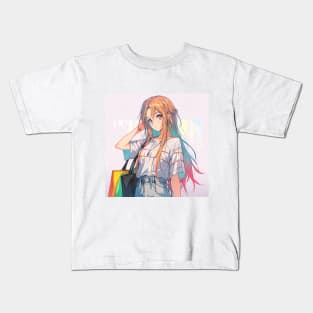 asuna shopping Kids T-Shirt